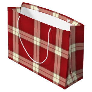 De 02-gift van de Plaid van Kerstmis ZAK L Groot Cadeauzakje