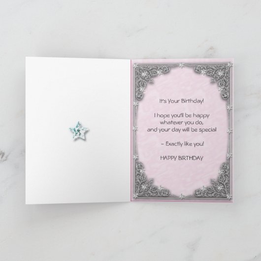 de 101ste kaart van de Verjaardag met (Binnen)