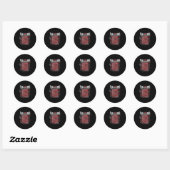 De 10 BBQ-geboden Ronde Sticker (Vel)