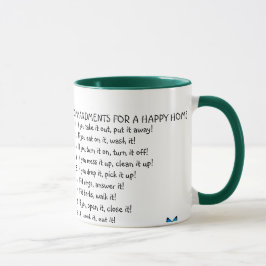 DE 10 BEVELINGEN VAN DE MOM 15 oz. Mok
