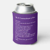 De 10 Bier commando's Blikjeskoeler (Blikje Achterkant)