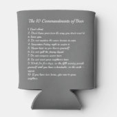 De 10 Bier commando's Blikjeskoeler (Achterkant)