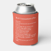 De 10 Bier commando's Blikjeskoeler (Blikje Achterkant)