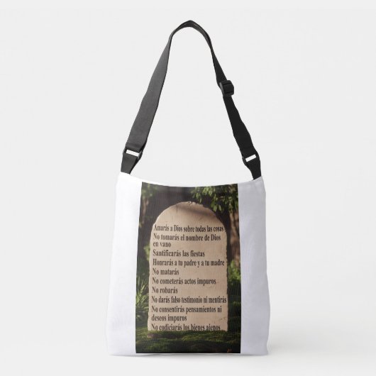 De 10 geboden crossbody tas (Voorkant)