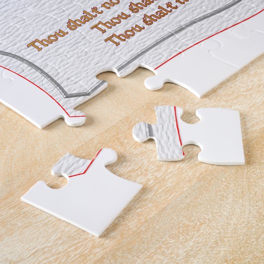 De 10 geboden legpuzzel (Zijkant)