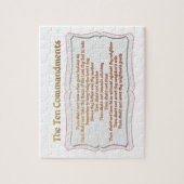 De 10 geboden legpuzzel (Verticaal)