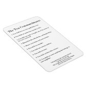 De 10 geboden Methodist Home & Kantoor Magneet (Rechterzijde)