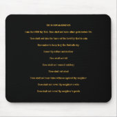 De 10 geboden muismat (Voorkant)