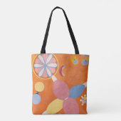 De 10 grootste, nr. 4, Jeugd van Hilma Klint Tote Bag (Achterkant)