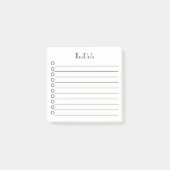 De 10-lijn checklist van To-Do Post-it® Notes (Voorkant)