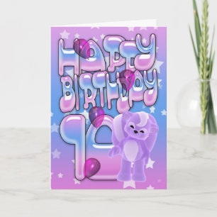 de 10de Kaart van de Verjaardag, Gelukkige