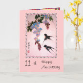 de 11de kaart van het Jubileum (Gele Bloem)