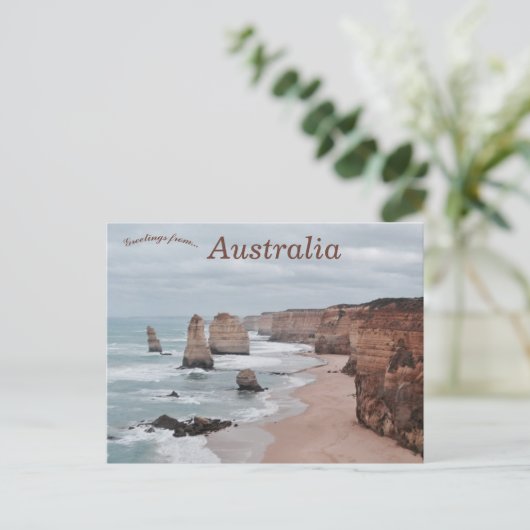 De 12 apostelen in Australië Briefkaart (Staand voorkant)