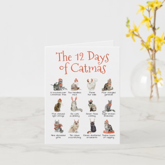 De 12 dagen na het Wenskaart Kaart (Gele Bloem)