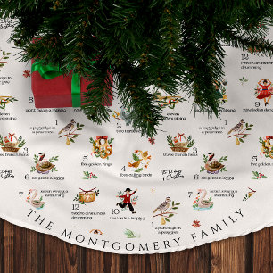 De 12 dagen van Kerstmis   Kerstmonogram Kerstboom Rok
