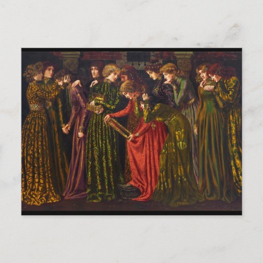 De 12 dansende prinsessen van Gustave Stevens Briefkaart (Voorkant)