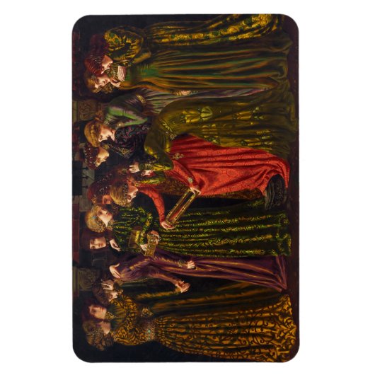 De 12 dansende prinsessen van Gustave Stevens Magneet (Verticaal)