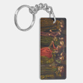 De 12 dansende prinsessen van Gustave Stevens Sleutelhanger (Voorkant Links)