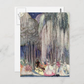 De 12 dansprinsessen in het bos door Nielsen Briefkaart (Voorkant / Achterkant)