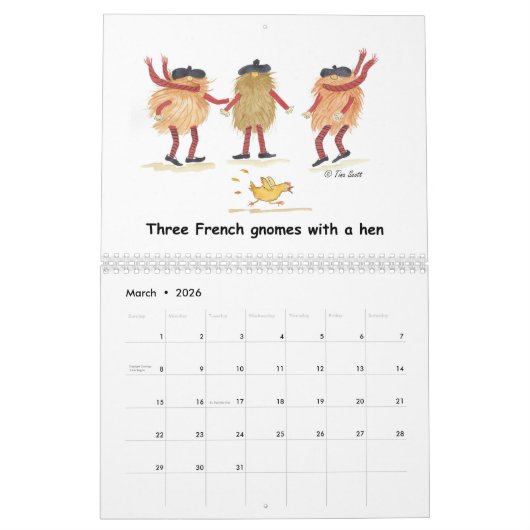 De 12 kabouters van Kerstmis 2026 Kalender (Mar 2026)