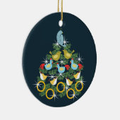 de 12 kerstdagen keramisch ornament (Rechts)