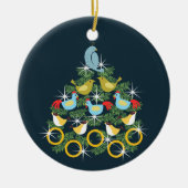 de 12 kerstdagen keramisch ornament (Voorkant)