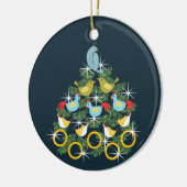 de 12 kerstdagen keramisch ornament (Links)