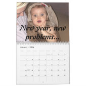 De 12 maanden van emoties-kleuterproblemen. FUNNY Kalender (Jan 2026)