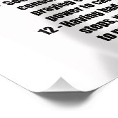 DE 12 STAPPEN FOTO AFDRUK (Hoek)