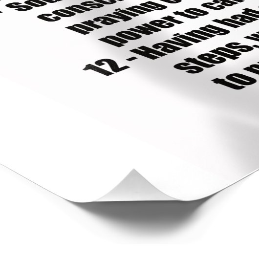 DE 12 STAPPEN FOTO AFDRUK (Hoek)