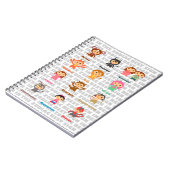 De 12 Tekenen van Zodiac Notitieboek (Linkerzijde)