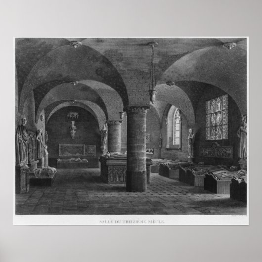 De 13de-eeuwse zaal, Musee des Monuments Poster (Voorkant)