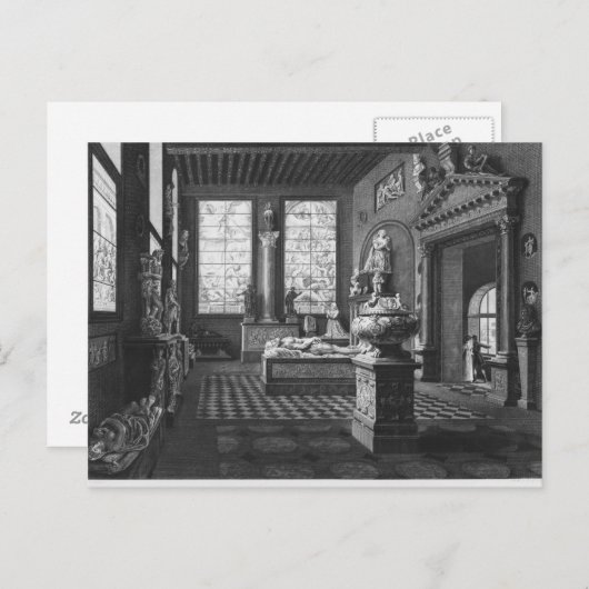 De 16e-eeuwse zaal, Musee des Monuments Briefkaart (Voorkant / Achterkant)