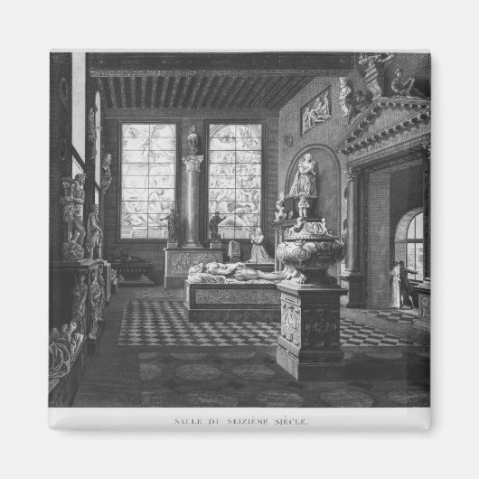 De 16e-eeuwse zaal, Musee des Monuments Magneet (Voorkant)