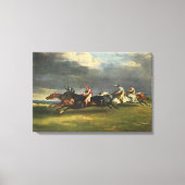 De 1821 Epsom Derby Paardenrace Canvas Afdruk (Voorkant)