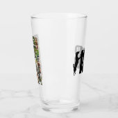 De 188 Logo & Poster Pint Glass Glas (Links)