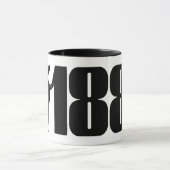 De 188 Mok van het Handvat van de Kleur van de Gro (Midden)