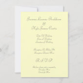 De 1920's 'Th-Wedding Invitations' Kaart (Achterkant)