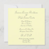 De 1920's 'Th-Wedding Invitations' Kaart (Achterkant)