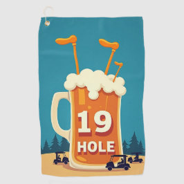 De 19e hole: een terugtocht voor golfers golfhanddoek