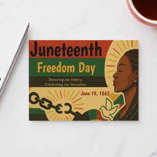 De 19e Verklaring van Vrijheid Feestdagenkaart