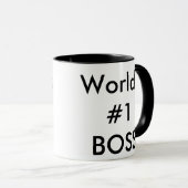 De #1 baas van de wereld mok (Voorkant rechts)