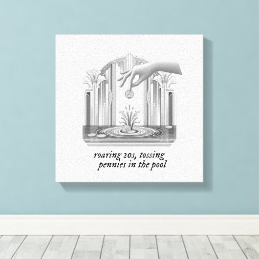 De 1 canvas afdruk (Insitu (Houten vloer))