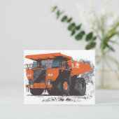 De #1 gigantische gigantische vrachtwagen briefkaart (Staand voorkant)