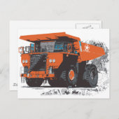 De #1 gigantische gigantische vrachtwagen briefkaart (Voorkant / Achterkant)