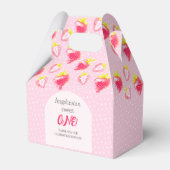 De 1e verjaardagsgunst box bedankdoosjes (Voorkant Zijde)