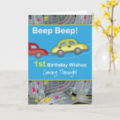 de 1st Blauwe Auto's van het Feestvarken, Kaart (Gele Bloem)