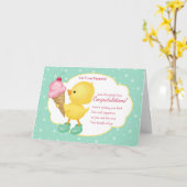 de 1st Kaart van de Gelukwensen van de (Gele Bloem)