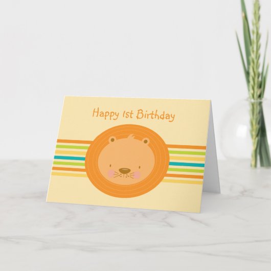 de 1st Kaart van de Leeuw van het Baby van de (Voorkant)