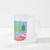 de 1st Onderzeese T-shirts van de Verjaardag van Matglas Koffiemok (Voorkant rechts)